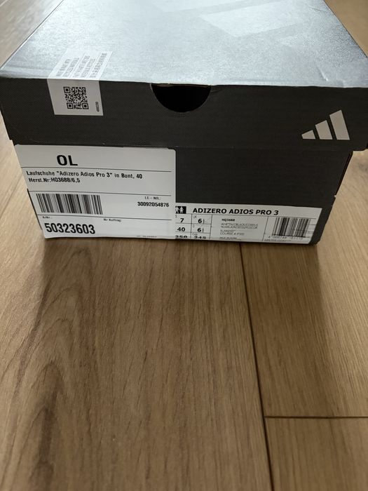 Nowe Adidas Adizero Pro 3 rozmiar 40