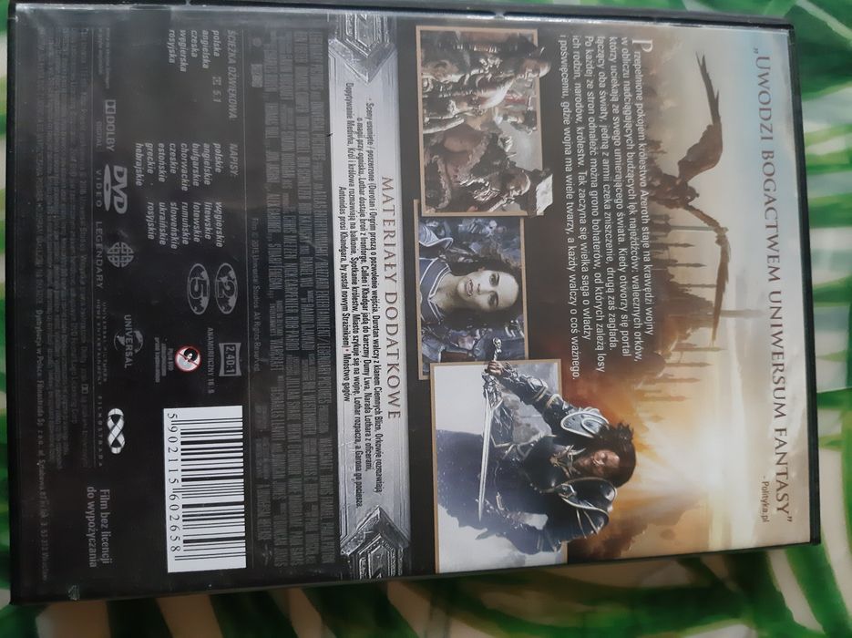 Film DVD Warcraft Początek science-fiction
