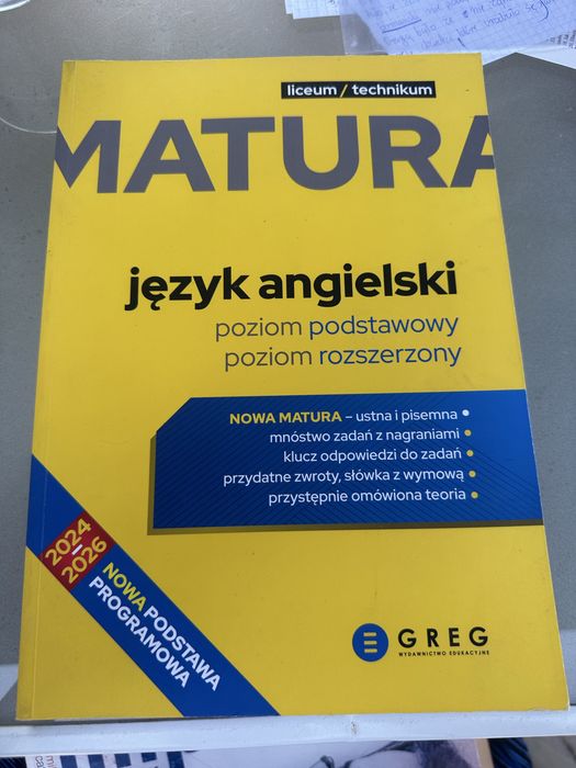 Repetytorium z angielskiego do matury.
