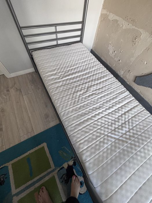 Łóżko piętrowe metalowe Ikea