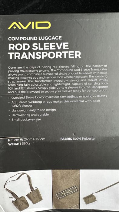 Avid Compound Rod Sleeve Transporter
