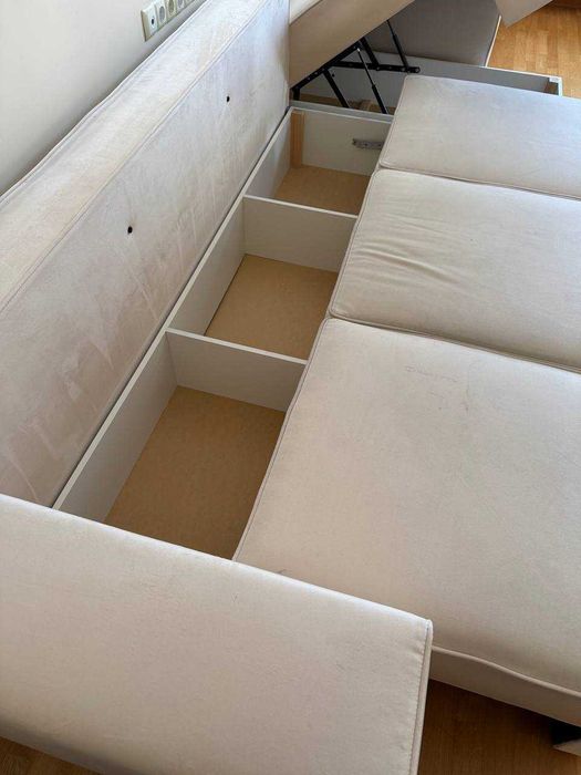 Кутовий диван Марко L 340x160см розкладний, оббивка велюр, м.Шулявська