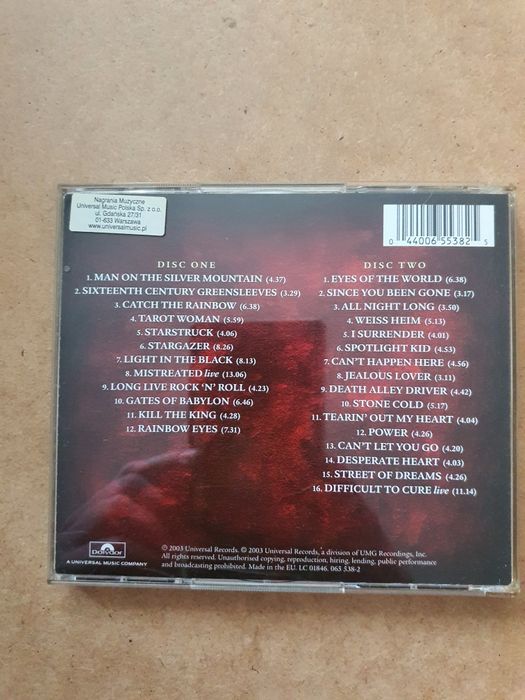 RAINBOW Catch The Rainbow - The Anthology (2CD)