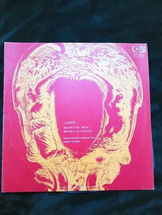 vinil muito raro Joseph Haydn* - Symphony No. 100 Militar, Symphony No. 101 O relogio - The Vienna State Opera Orchestra Mogens Wöldike	 Sasseti
