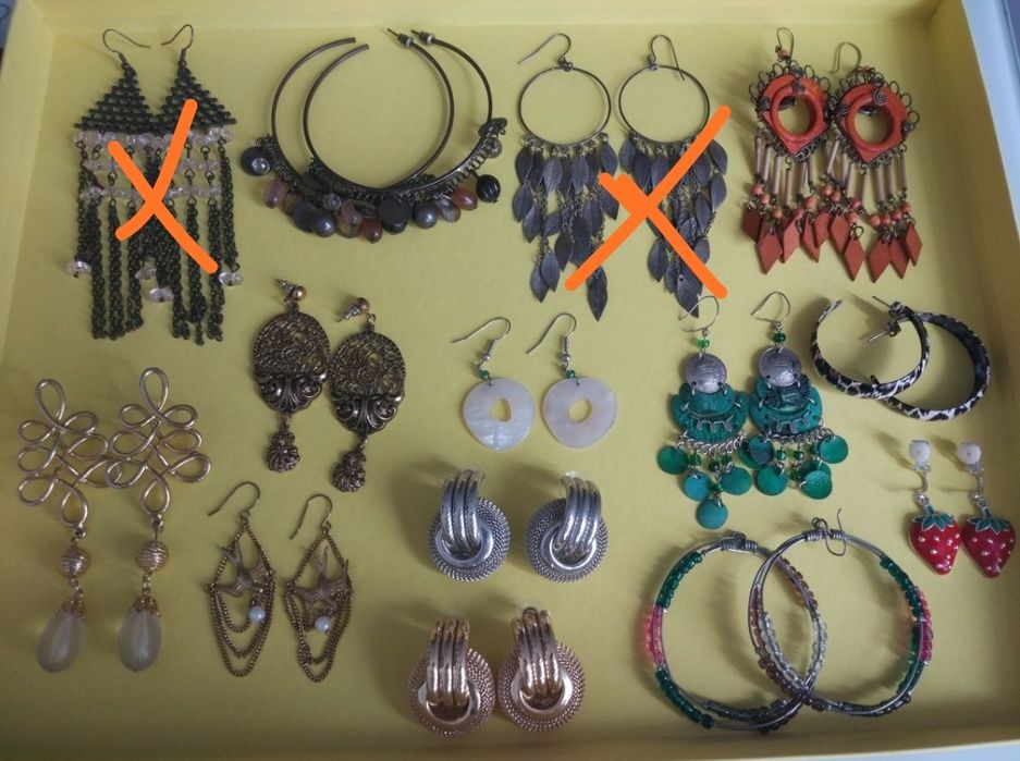 Brincos várias marcas