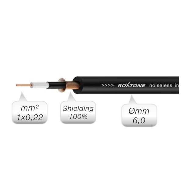 Kabel instrumentalny 3m Roxtone DGJJ100L3 jack-jack