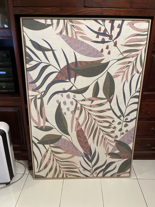 Tela florida e colorida