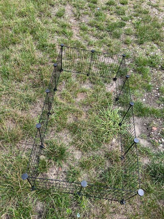 Duża klatka kojec wybieg dla świnki królika zwierząt modułowy NOWY