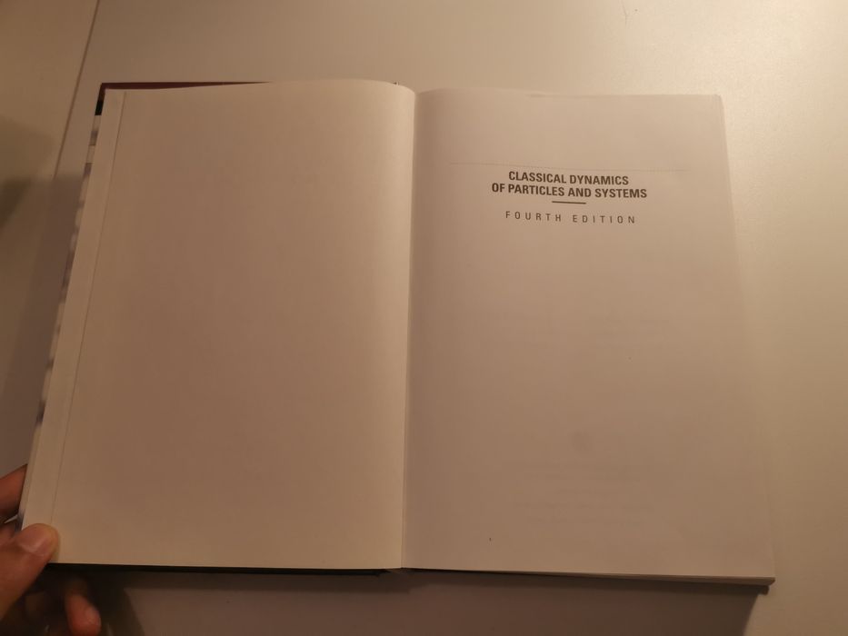 Classical Dynamics of Particles and Systems by Thornton and Marion64752031631874121