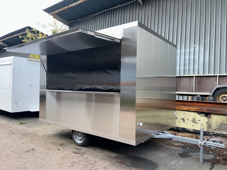 Торговий причіп кіоск  кафе на колесах, кав'ярня, фаст-фуд, фудтрак