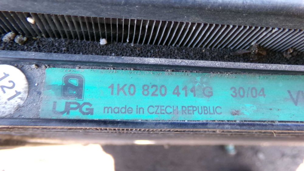 Lip66 Komplet chłodnic + wentylatory volkswagen golf 5 V 1.4 wysyłka