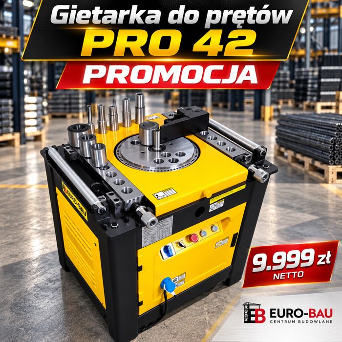 Giętarka zaginarka gilotyna do prętów stalowych zbrojeniowych zbrojeń
