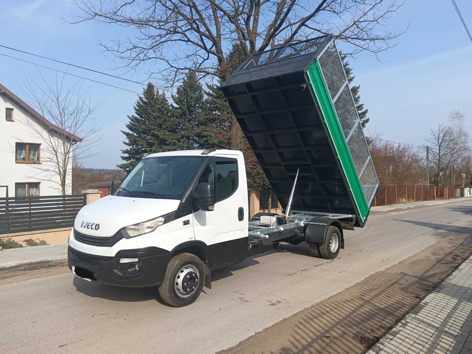 Iveco Daily 65c15 kat.B 3.5t kiper wywrotka siatki komunalna 4.6m hak
