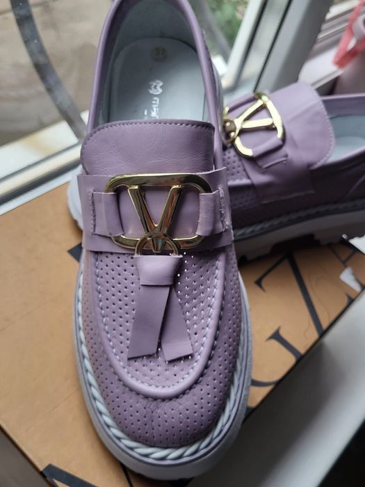 ‼️Лофери Mario Muzi, 37 р.,24см, нат.шкіра,‼️, Італія, ЦІНА!!!