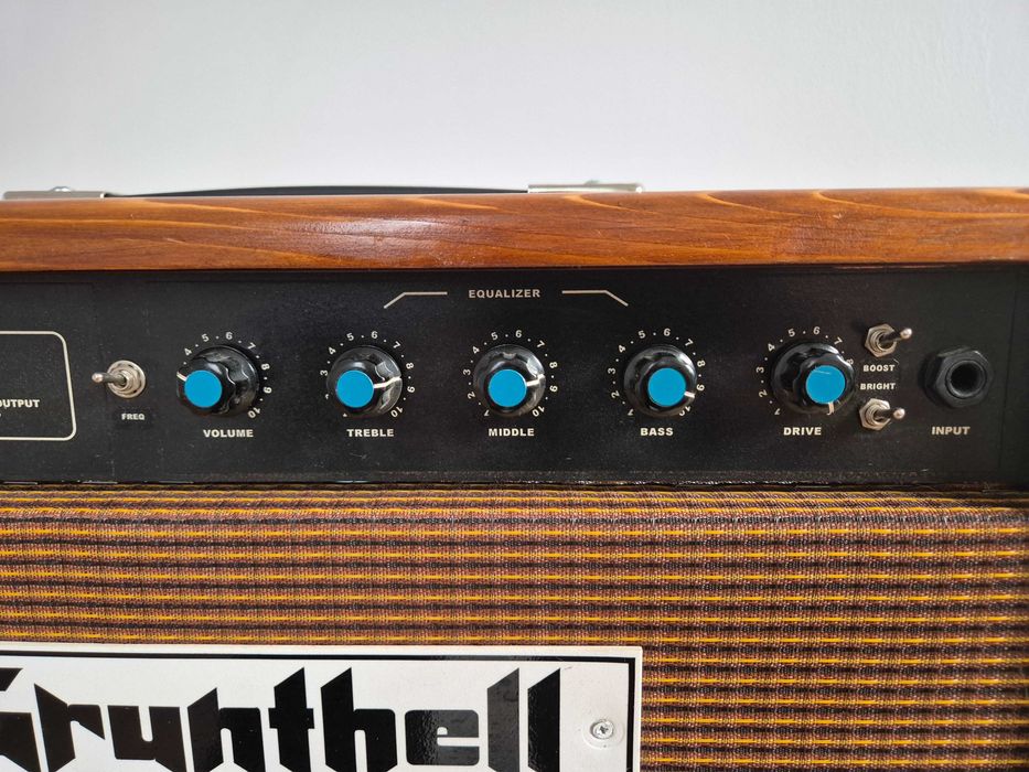 Lampowy wzmacniacz gitarowy Grunthell + głośnik (jak Mesa Boogie)