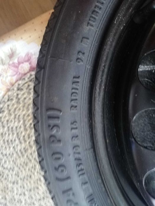 koło zapasowe --  dojazdówka do samochodu Opel Meriva B