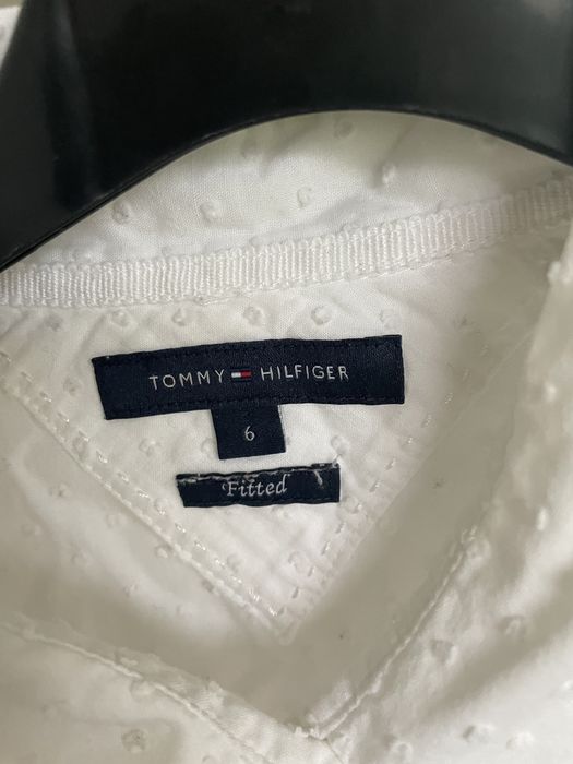 Biala koszula tommy Hilfinger