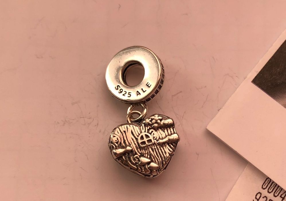 Pandora zawieszka charms nie ma jak w sercu otwierana moments