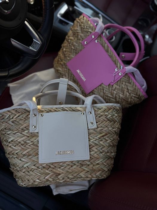 В НАЯАНОСТІ Сумка соломяна jacquemus пляжна сумка сумочка для відпочинку