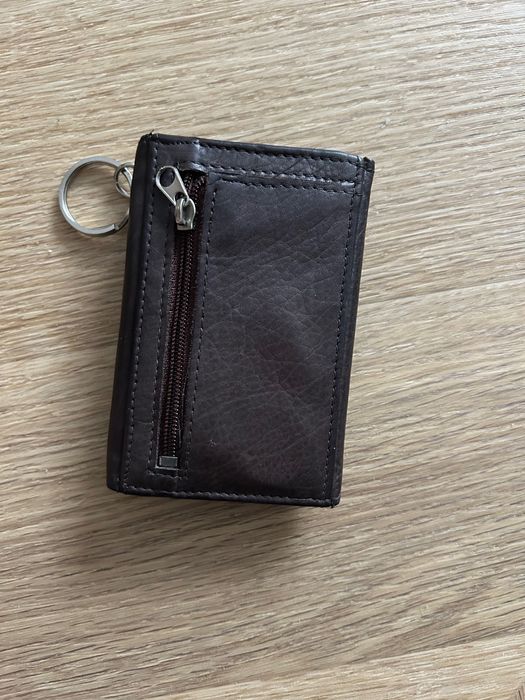 Breloczek - galanteria skórzana - sakiewka na dokumenty