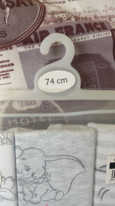 Дитячий боді Disney Baby Дамбо 74 см