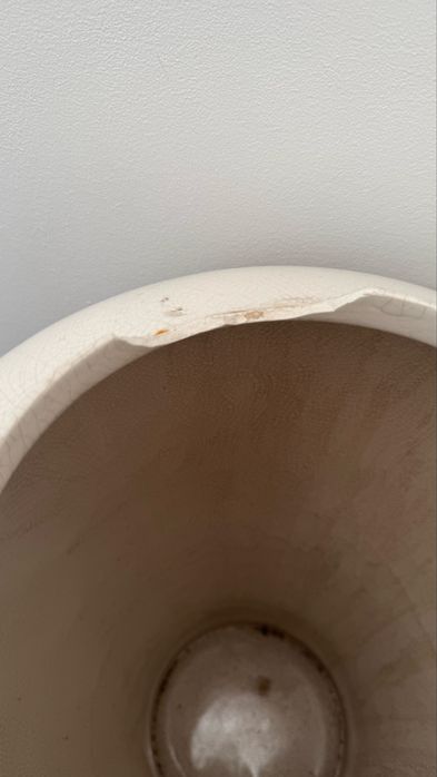 Grande pote Neves Alcobaça Portugal em faiança pintada à mão, 70 cm