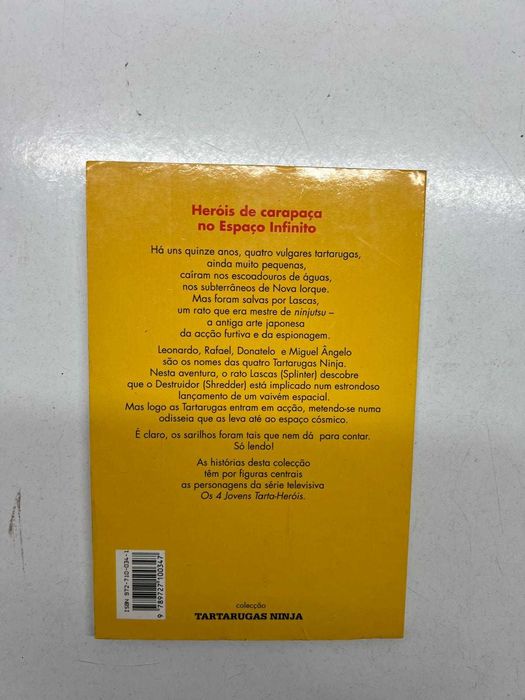 Livro - As Tartarugas Ninja no Espaço Infinito (ctt editorial grátis)