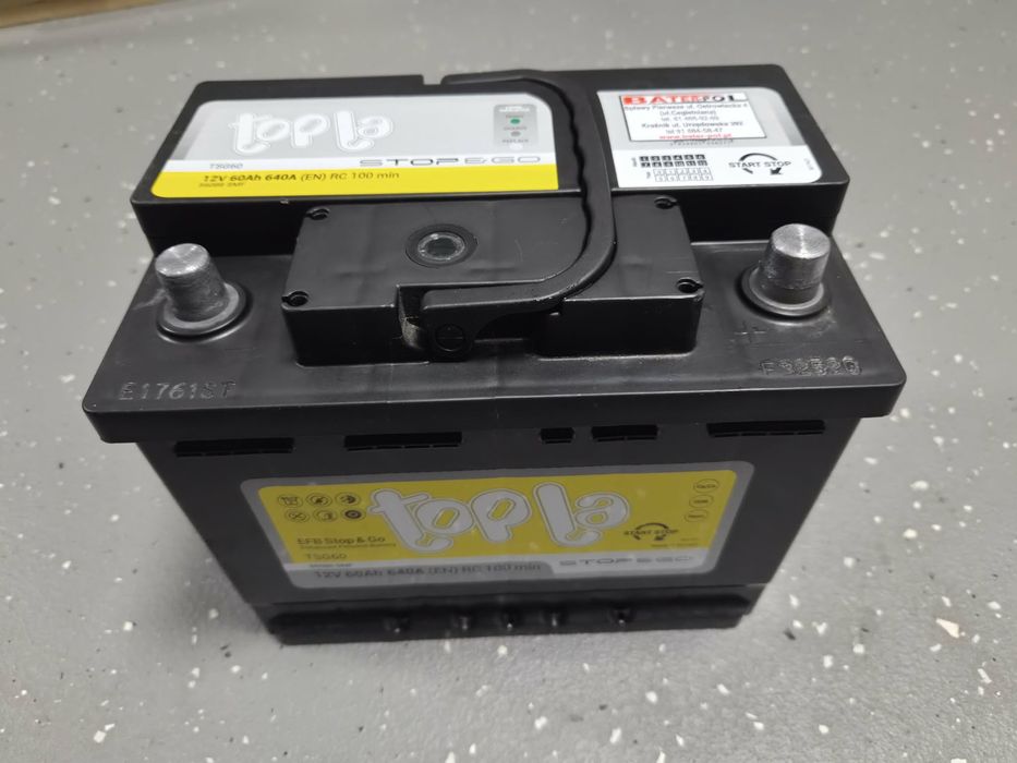 Akumulator Topla 60Ah EFB Red Horse 74Ah