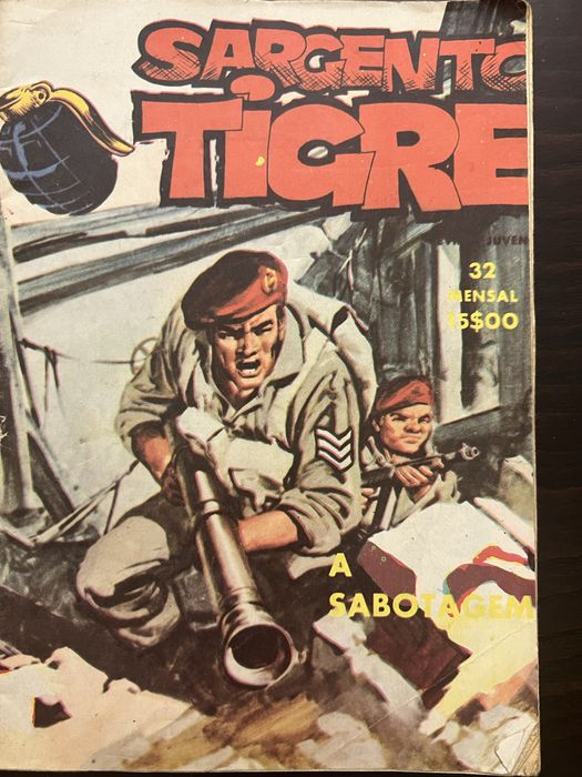 Livros Banda Desenhada “Sargento Tigre”