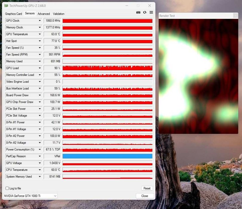 Nvidia GTX 1080 ti Palit Game Rock