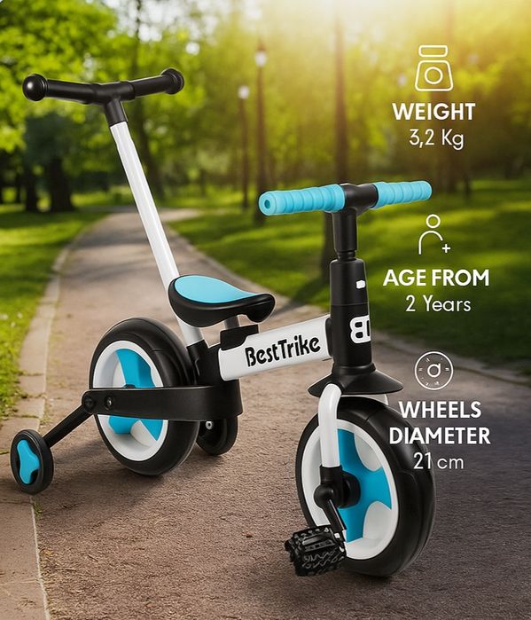 Велосипед.Велосипед трансформер Best Trike 56659