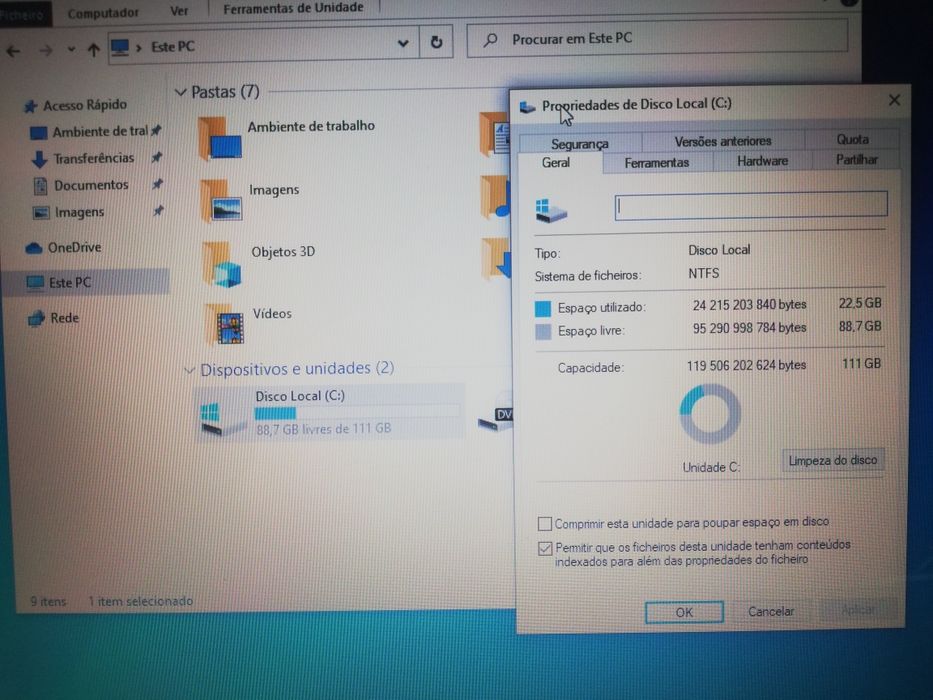 Portátil Toshiba ,SSD120GB, RAM3GB, 1.47GHZ dual core T2310.