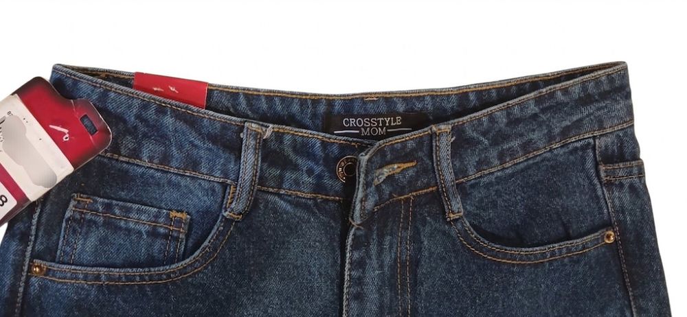 Нові джинси Crosstyle Mom fit / Класичні сині джинси з біркою
