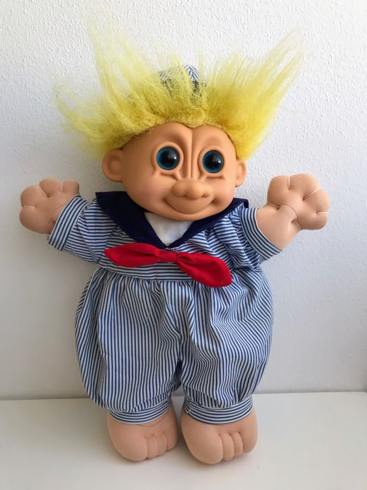 Pluszowa vintage lalka Troll Russ Berrie Kidz Skippy