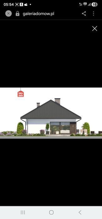 Na sprzedaż Działka budowlana 52 A + projekt domu