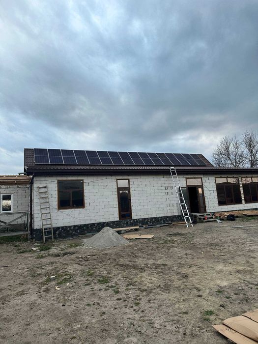 Монтаж солнечных панелей под ключ | Солнечные панели longi solar/trina solar/ja solar/jinko | Інвертор deye | Гарантия качества