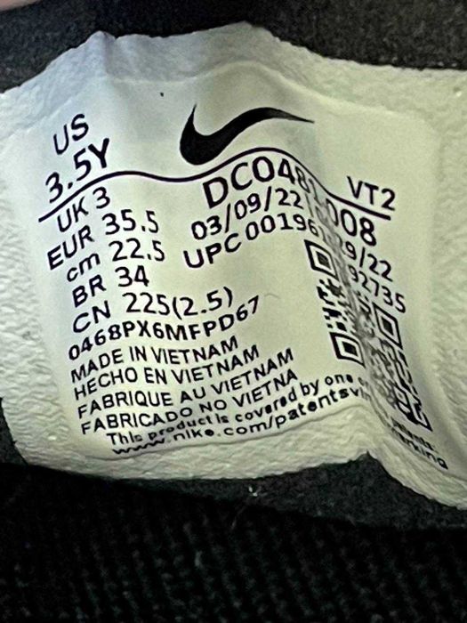 Кросівки Nike Waffle One (GS) (DC0481-008). Оригінал!!! Розмір 35