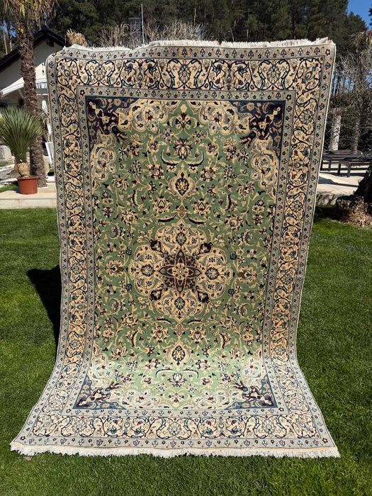 Nowy Dywan Perski Kaszmirowy + Jedwab Iran Nain 255x155 sklep 30 tyś