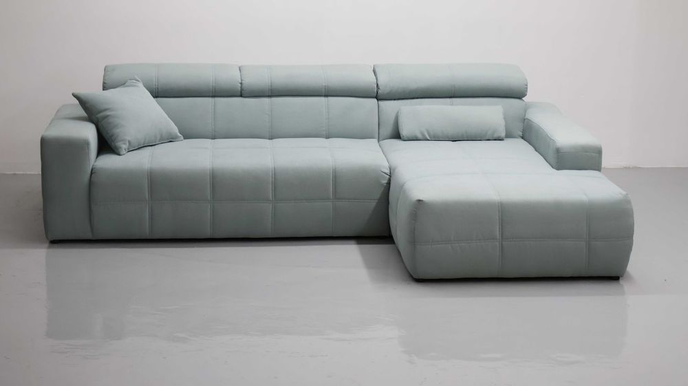 TKA Narożnik regulowane zagłówki szałwiowy kolor rogówka kanapa sofa