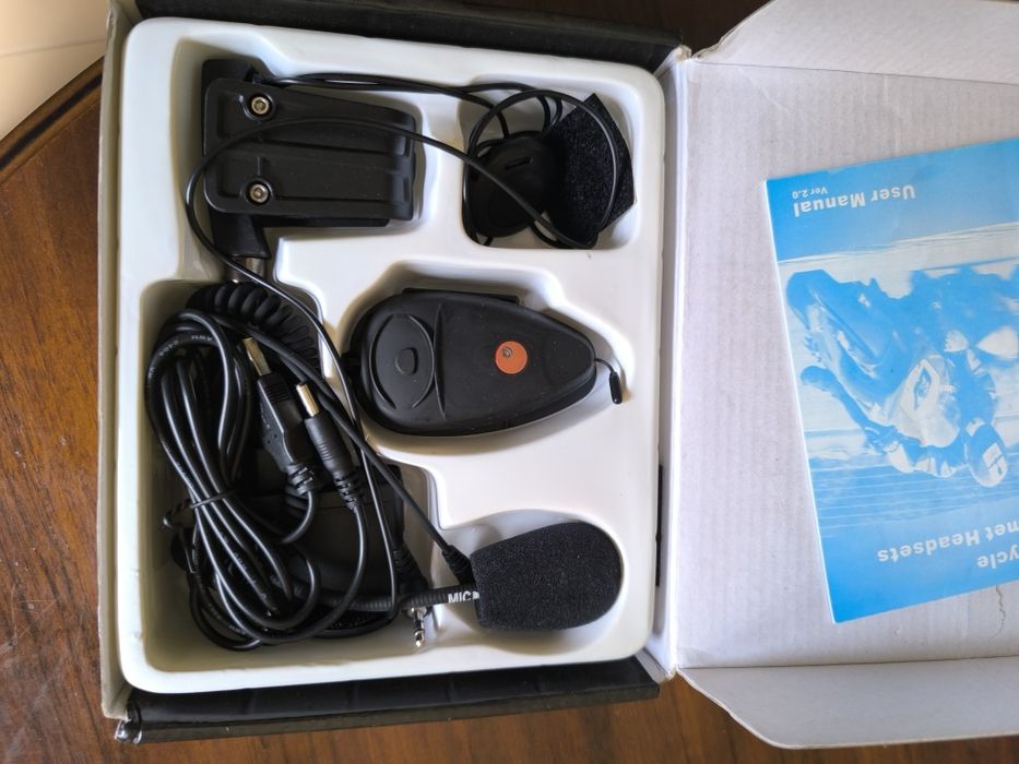 Kit Mãos Livres Duoset Via Interfone para Moto e Scooter