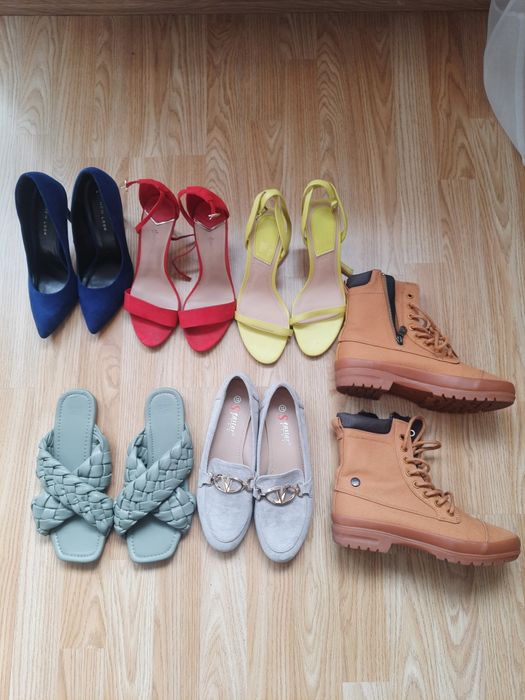 Buty rozm 37 - 6 par- cena za całość