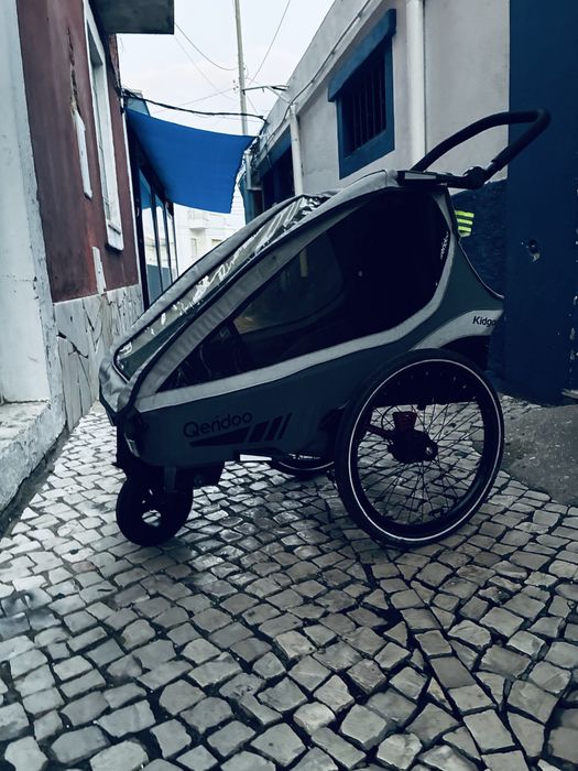 Carinho de bebe apoio de bicicleta