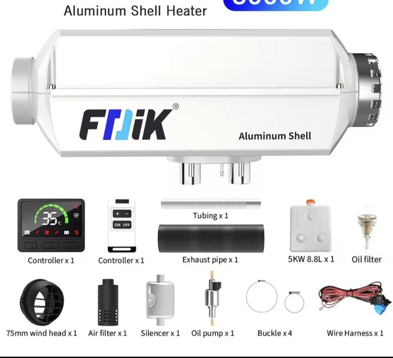 Webasto , chinbasto 12 v 2,  5-8 kw.