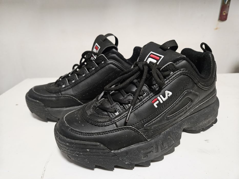 Buty damskie jesienne  FILA Disruptor black/black 38.5 EU
