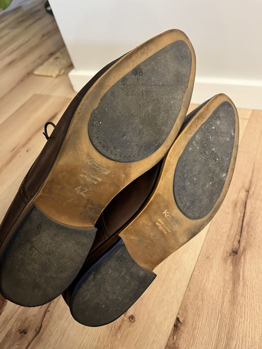 Sprzedam skórzane buty, brugsy, półbuty Kazar roz.42 brązowe