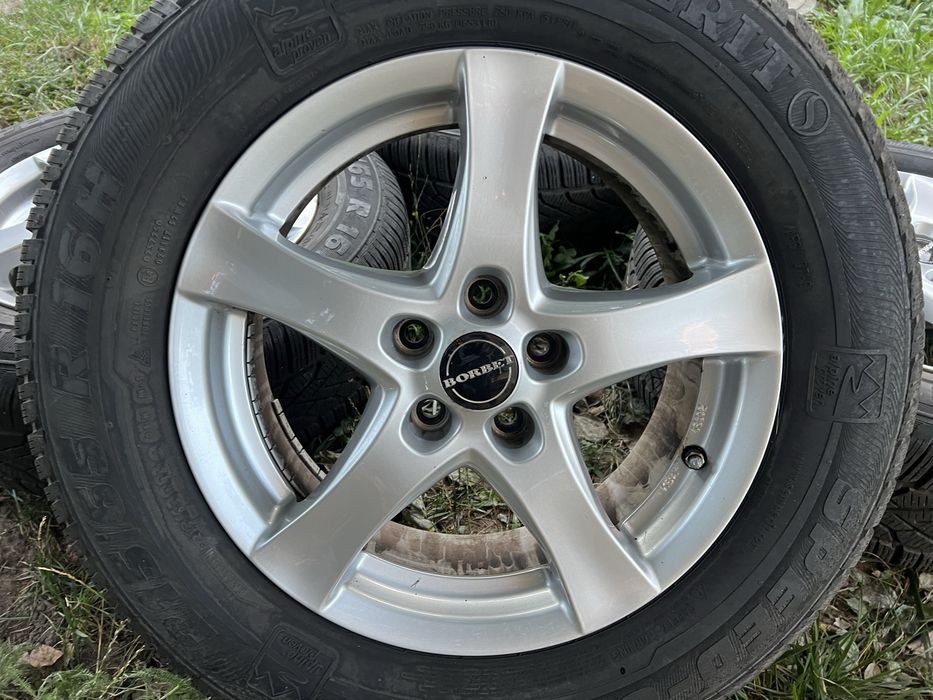 Диски титани комплект R 16 Borbet розболтовка 5/105 Chevrolet Opel