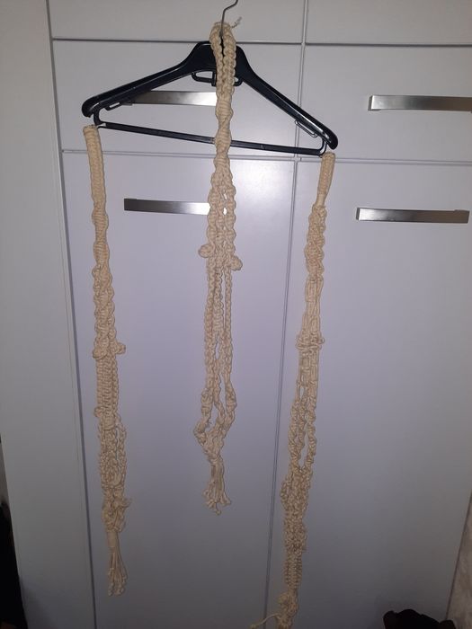 Плетение из ниток под цветы