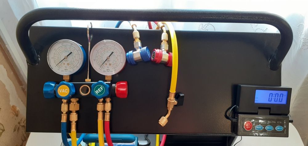 Заправочна станція фреону R134A, R1234