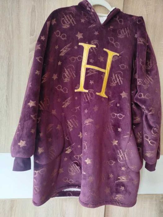 Puszysta bluza koc oversized Harry Potter Primark M/L kocobluza