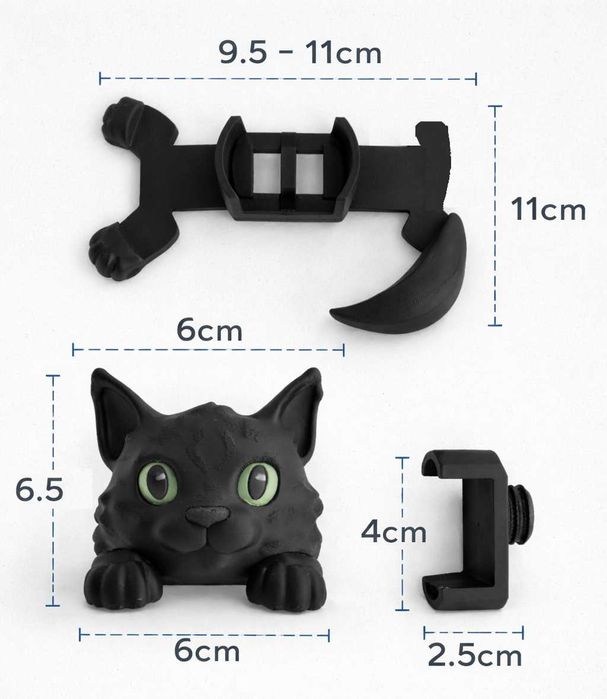 Suporte papel higeinico - Gato Divertido